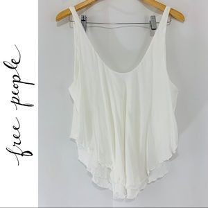 NWOT Free People Layered Flowy Tank Top